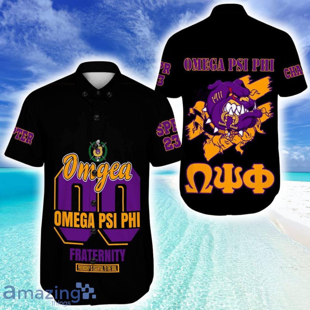 Personalized Omega Psi Phi Bulldogs Ver2 Hawaiian Shirt For Men And Women image Personalized Omega Psi Phi Bulldogs Ver2 Hawaiian Shirt For Men And Women Product Photo 1