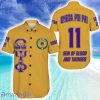Personalized Omega Psi Phi  Old Gold  Hawaiian Shirt For Men And Women