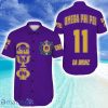 Personalized Omega Psi Phi Purple Hawaiian Shirt For Men And Women