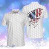 Personalized Patriotic American Flag Versatile Personalized Polo Shirt