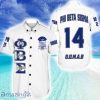 Personalized Phi Beta Sigma  White  Hawaiian Shirt For Men And Women