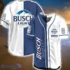 Personalized White Busch Light Baseball Jersey Shirt Gift For Men And Women