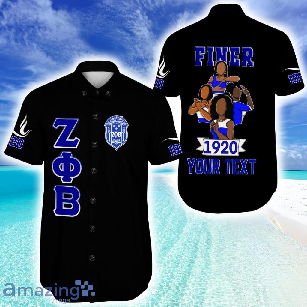 Personalized Zeta Phi Beta Sorority Hawaiian Shirt For Men And Women image Personalized Zeta Phi Beta Sorority Hawaiian Shirt For Men And Women Product Photo 1