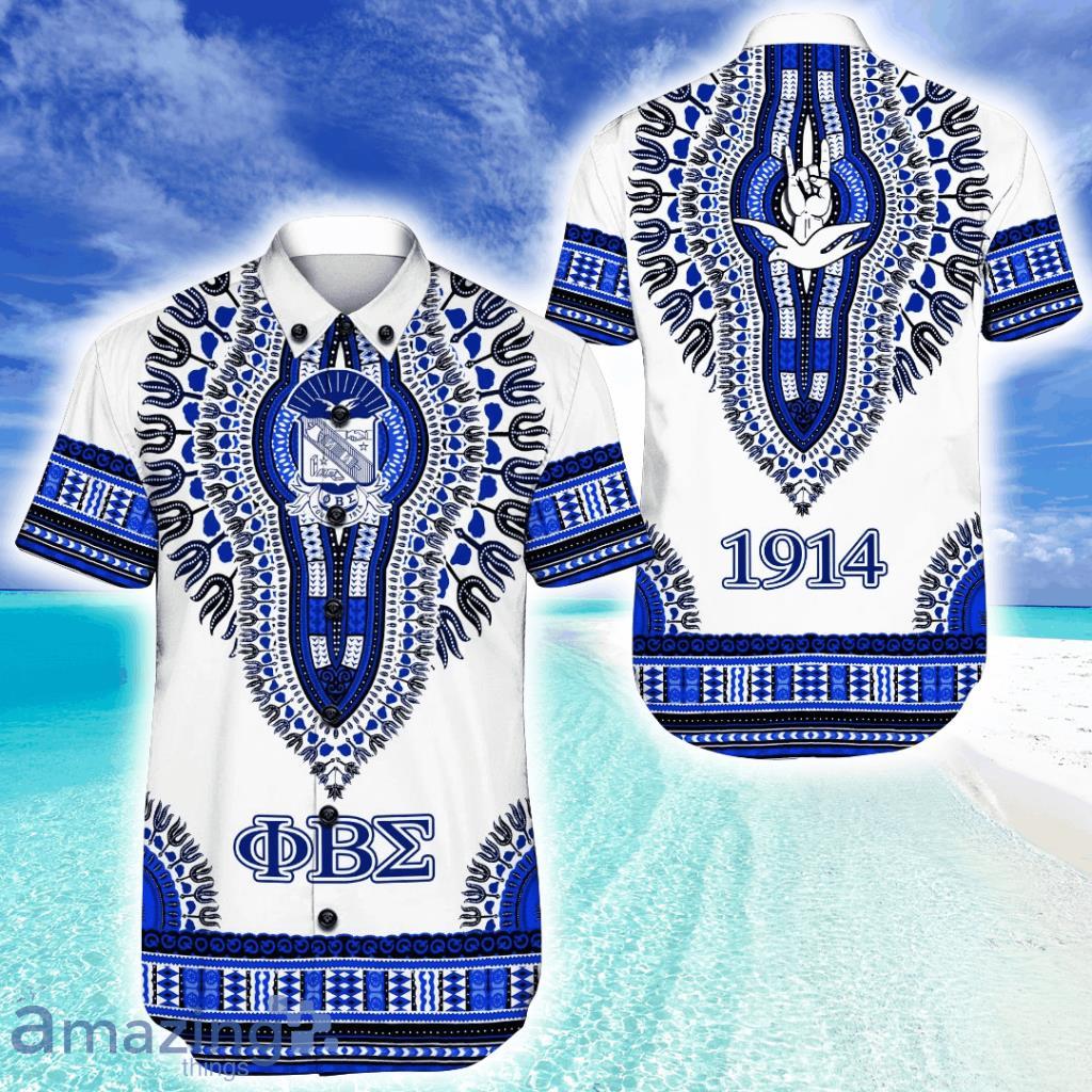 Phi Beta Sigma Dashiki Hawaiian Shirt For Men And Women image Phi Beta Sigma Dashiki Hawaiian Shirt For Men And Women Product Photo 1