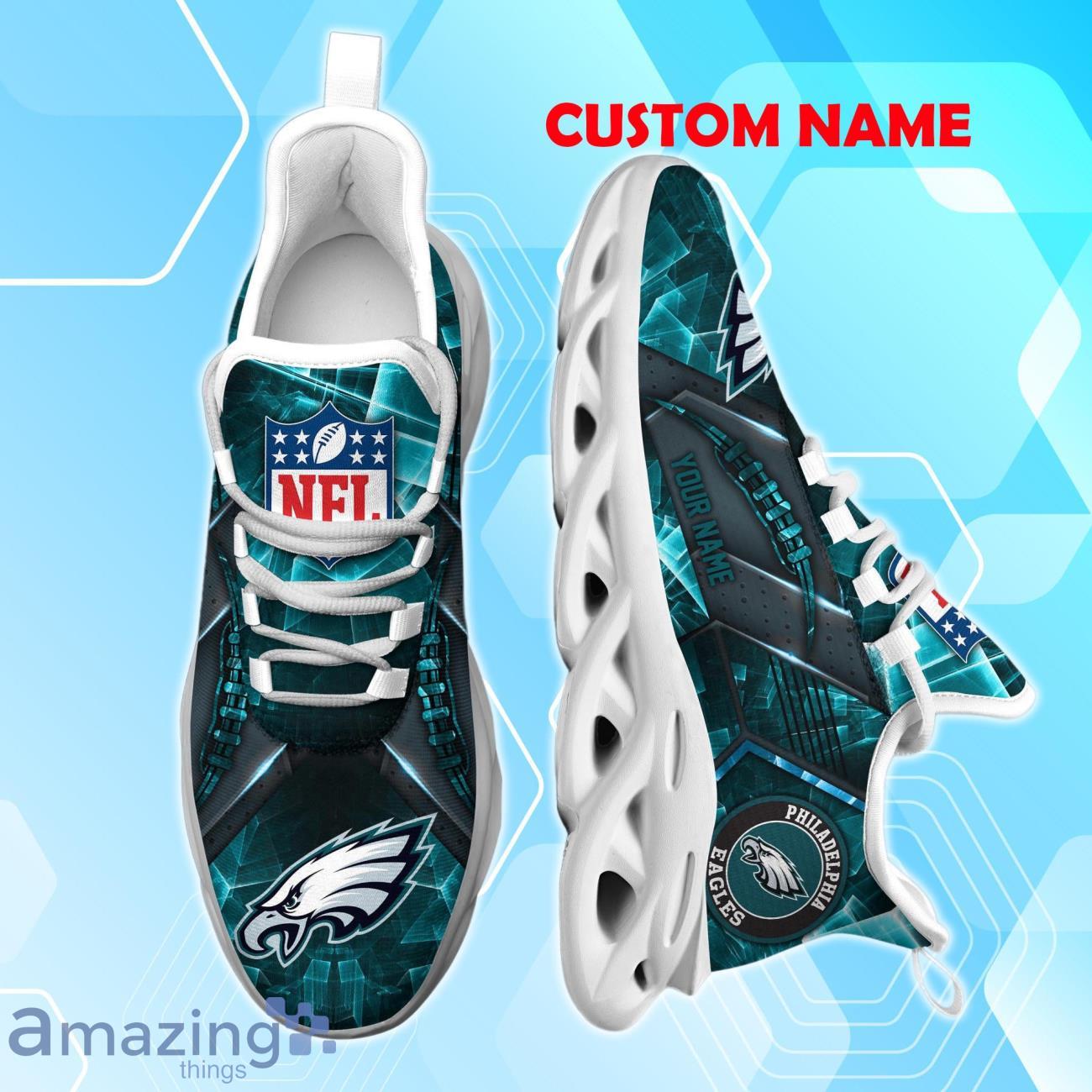 Philadelphia Eagles Max Soul Shoes Personalized Name A Great Gift For Fans image Philadelphia Eagles Max Soul Shoes Personalized Name A Great Gift For Fans Product Photo 1