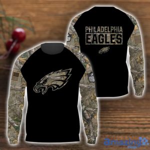 Philadelphia Eagles T Shirt Hoodie Sweatshirt Camo Hunting Perfect Gift For Father's Day 3D All Over Printed Shirt Product Photo 2