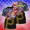 Pittsburgh Pirates MLB Independence Day Gift Football Team T-Shirt