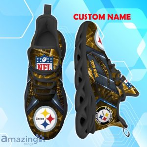 Pittsburgh Steelers Max Soul Shoes Personalized Name A Great Gift For Fans Product Photo 2