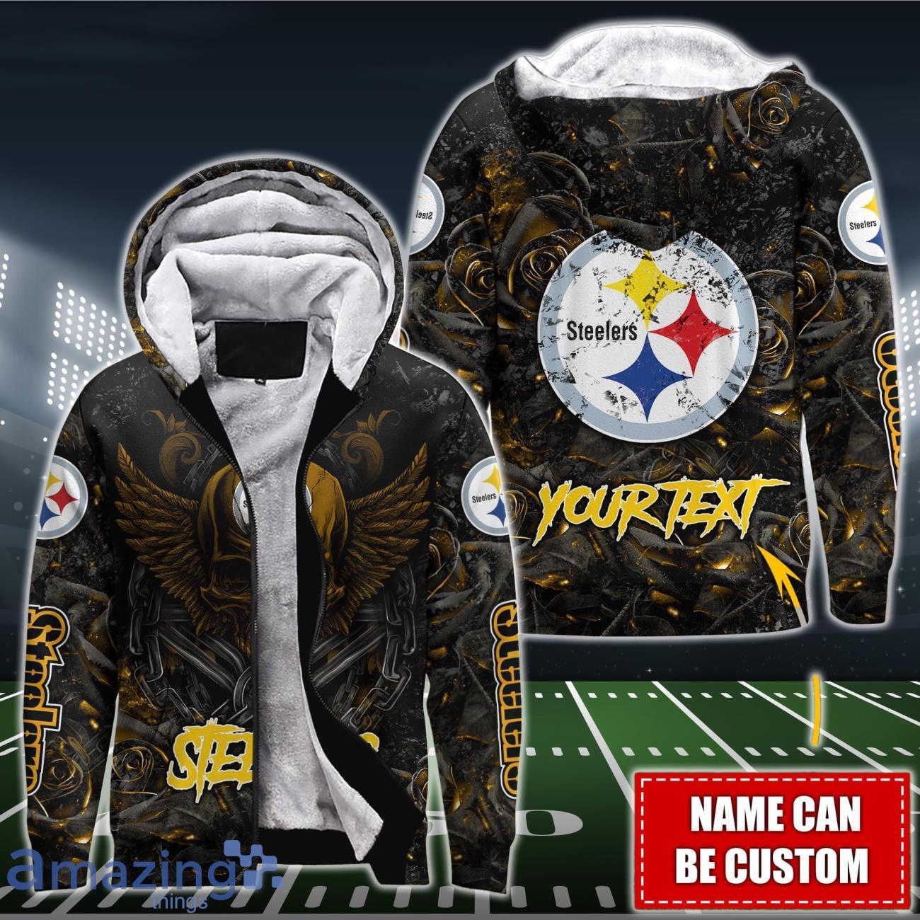Pittsburgh Steelers NFL 3D Shirt Hoodie Custom Name For Fans image Pittsburgh Steelers NFL 3D Shirt Hoodie Custom Name For Fans Product Photo 1