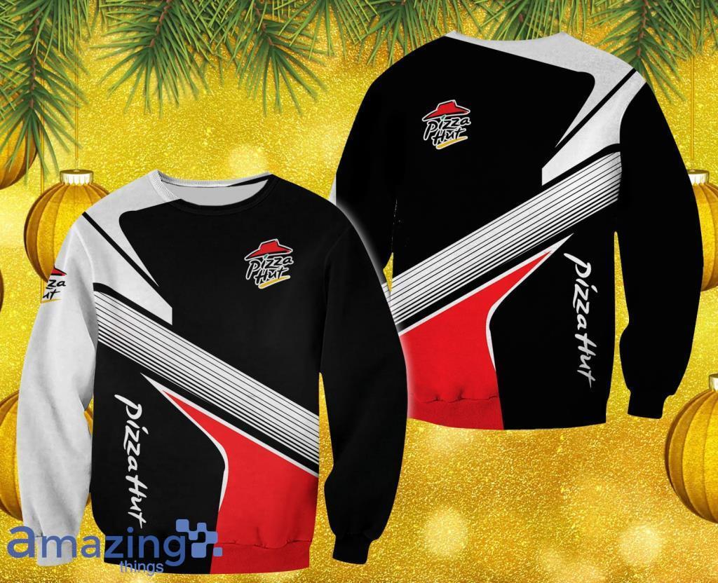 Printed Pizza Hut Ugly Sweater Christmas 3D Gift For Christmas Funny image Printed Pizza Hut Ugly Sweater Christmas 3D Gift For Christmas Funny Product Photo 1