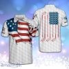 Proud Golf American Flag Golf Personalized Polo Shirt