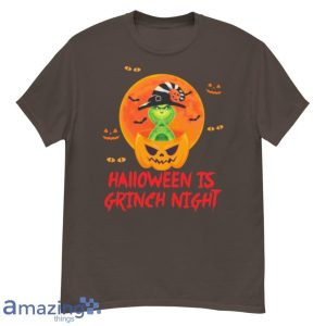 Pumpkin Halloween Is Grinch Night Shirt image Pumpkin Halloween Is Grinch Night Shirt Product Photo 3