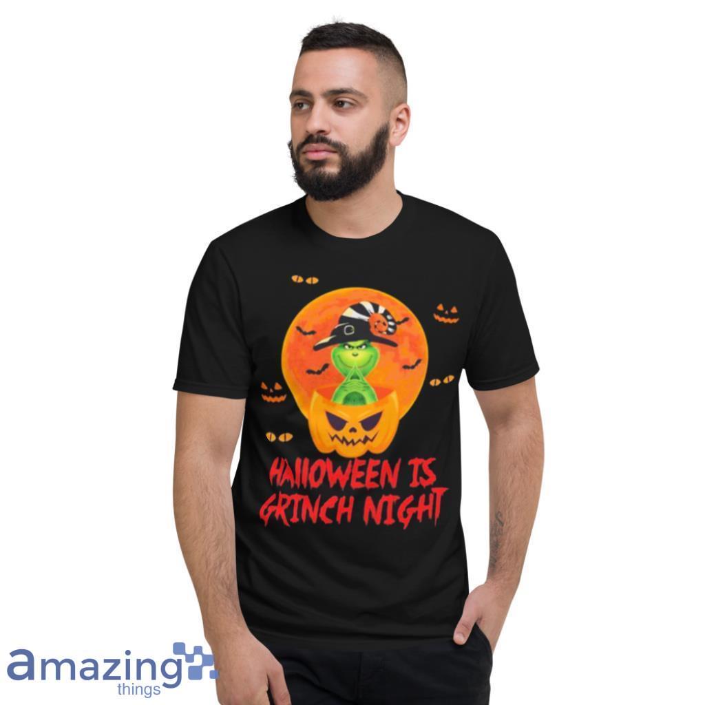 Pumpkin Halloween Is Grinch Night Shirt image Pumpkin Halloween Is Grinch Night Shirt Product Photo 7