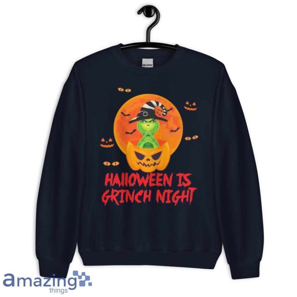 Pumpkin Halloween Is Grinch Night Shirt image Pumpkin Halloween Is Grinch Night Shirt Product Photo 8