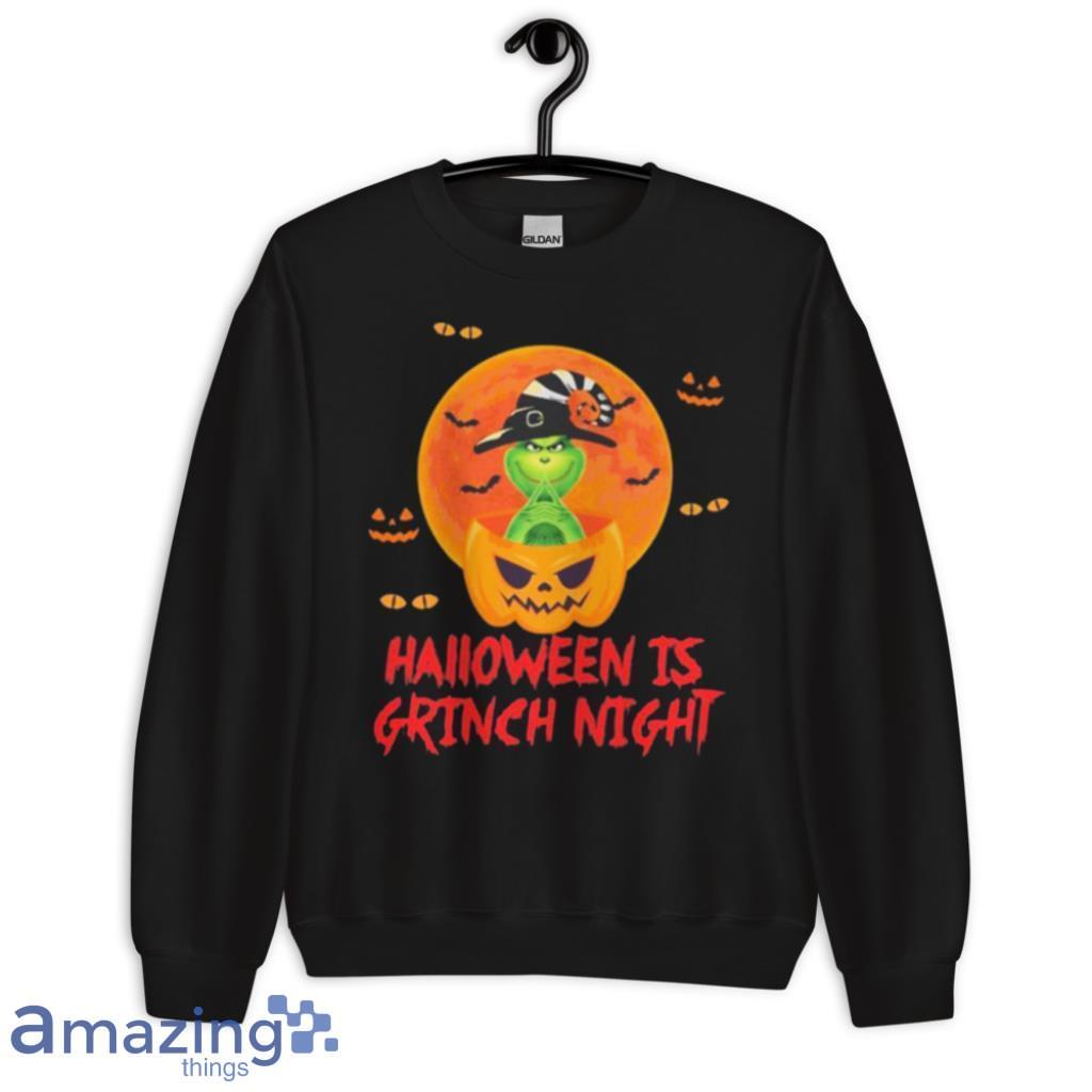 Pumpkin Halloween Is Grinch Night Shirt image Pumpkin Halloween Is Grinch Night Shirt Product Photo 9