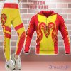 Real Zaragoza Personalized Name 3D Hoodie And Leggings Set For Women