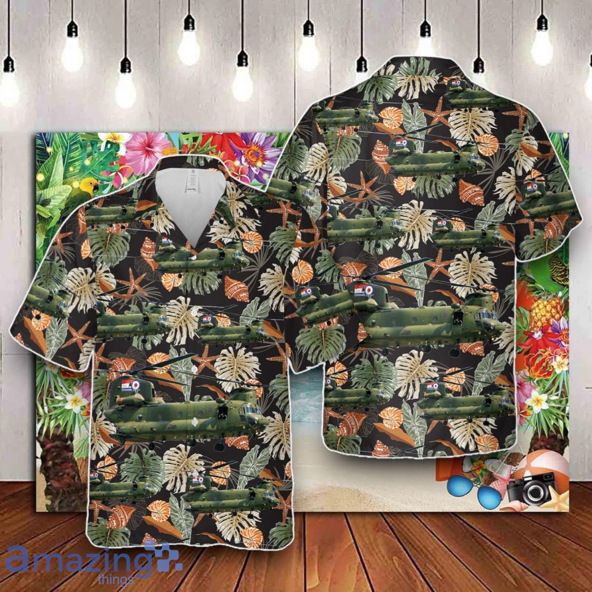 Royal Air Force Boeing Vertol Chinook Hawaiian Shirt Best Gift For Men And Women image Royal Air Force Boeing Vertol Chinook Hawaiian Shirt Best Gift For Men And Women Product Photo 1