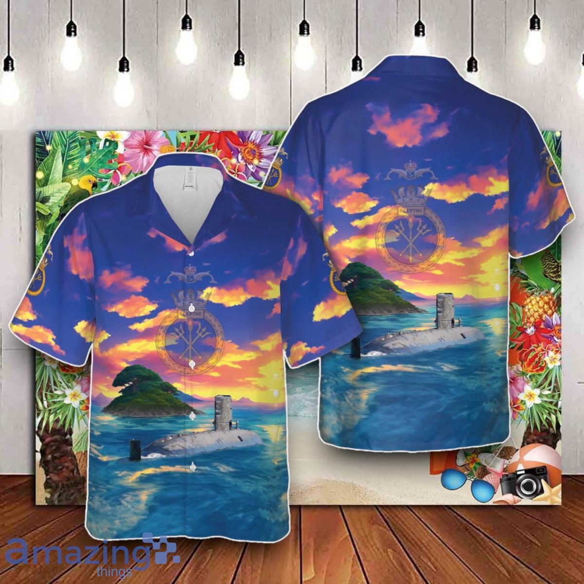Royal Navy Sceptre Sceptre Hawaiian Shirt Best Gift For Men And Women image Royal Navy Sceptre Sceptre Hawaiian Shirt Best Gift For Men And Women Product Photo 1
