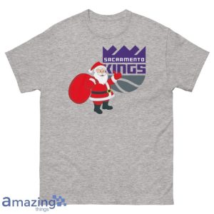 Sacramento Kings Santa Claus Logo Christmas T Shirt Product Photo 3