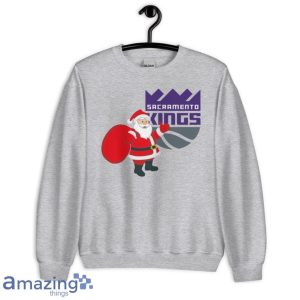 Sacramento Kings Santa Claus Logo Christmas T Shirt Product Photo 4