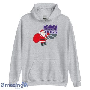 Sacramento Kings Santa Claus Logo Christmas T Shirt Product Photo 6