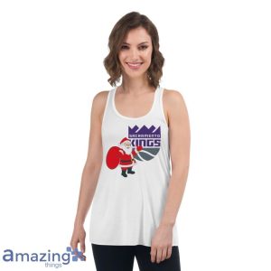 Sacramento Kings Santa Claus Logo Christmas T Shirt Product Photo 7
