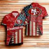 San Francisco 49ers American Flag Hawaiian Shirt 3D For Men Women