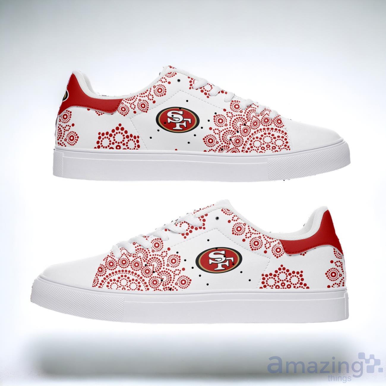 San Francisco 49ers Mandala Design Skate Shoes For All Fans image San Francisco 49ers Mandala Design Skate Shoes For All Fans Product Photo 1