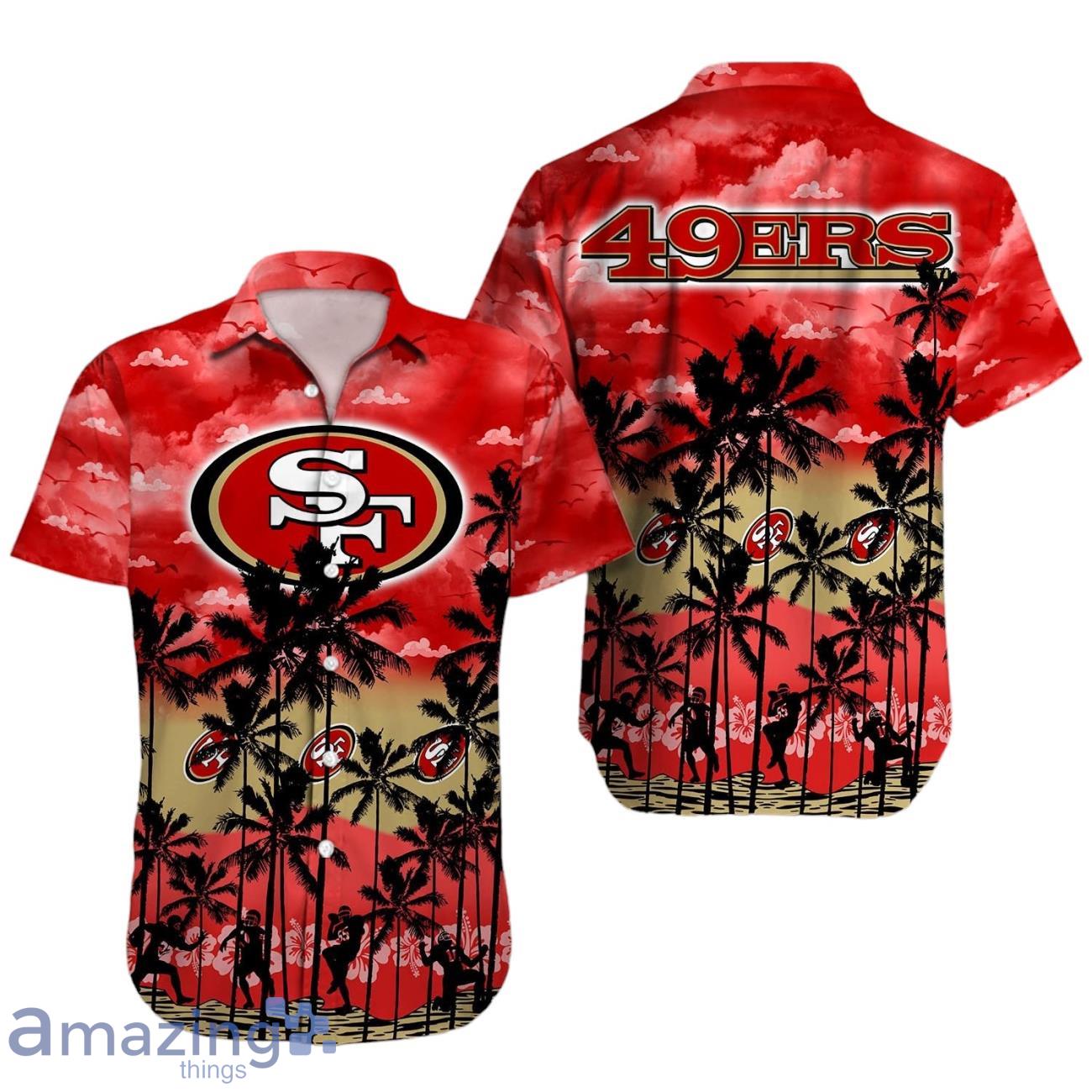 San Francisco 49ers NFL Hawaii Shirt 3D Design Trending For Fans image San Francisco 49ers NFL Hawaii Shirt 3D Design Trending For Fans Product Photo 1