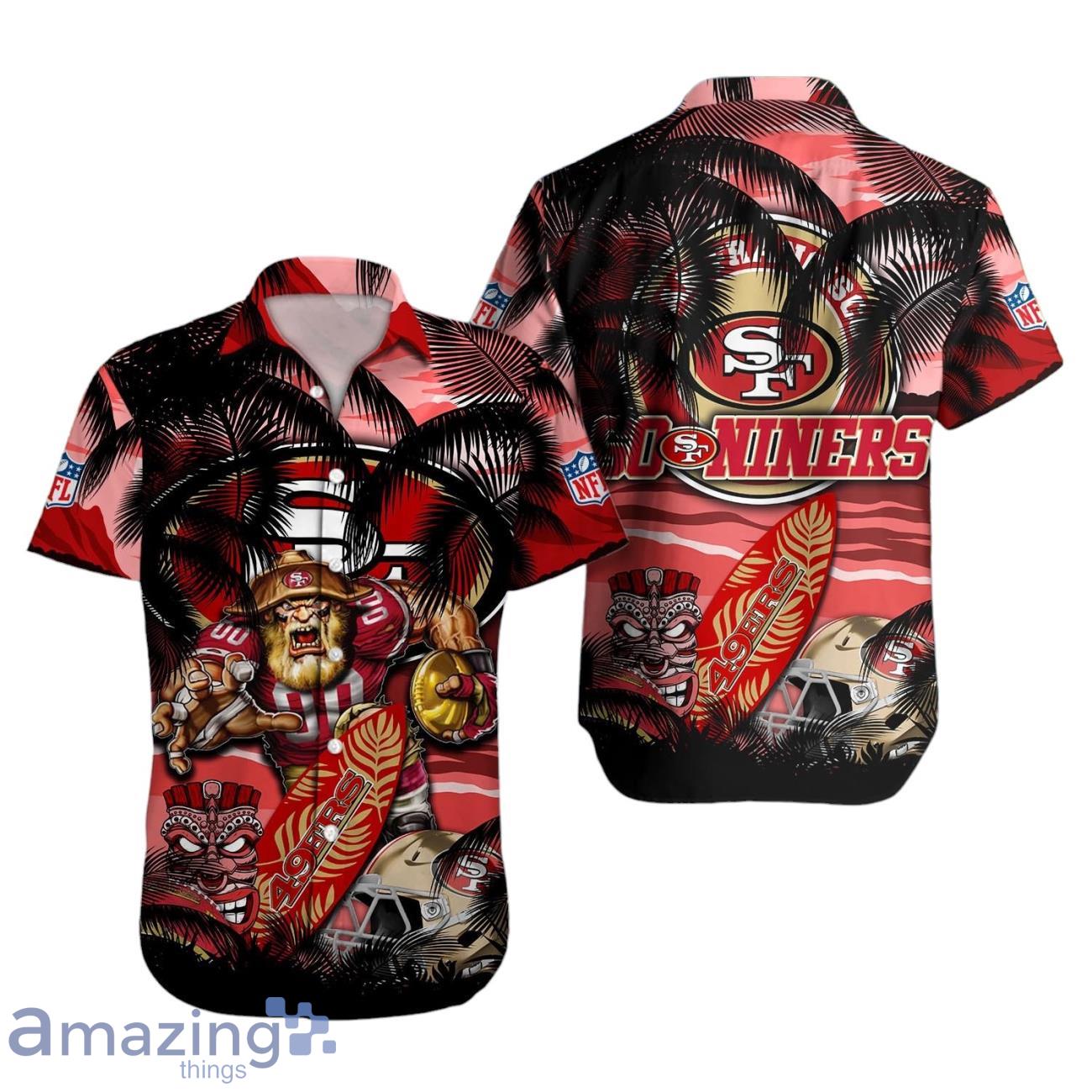 San Francisco 49ers NFL Hawaiian Shirt Trending Gift For Fans image San Francisco 49ers NFL Hawaiian Shirt Trending Gift For Fans Product Photo 1