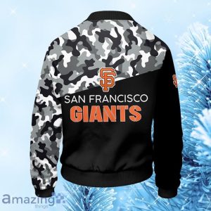 San Francisco Giants MLB Camouflage Orange Bomber Jacket Gift For Fans Product Photo 2