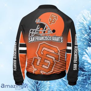 San Francisco Giants MLB Unisex Orange Bomber Jacket Gift For Fans image San Francisco Giants MLB Unisex Orange Bomber Jacket Gift For Fans Product Photo 2