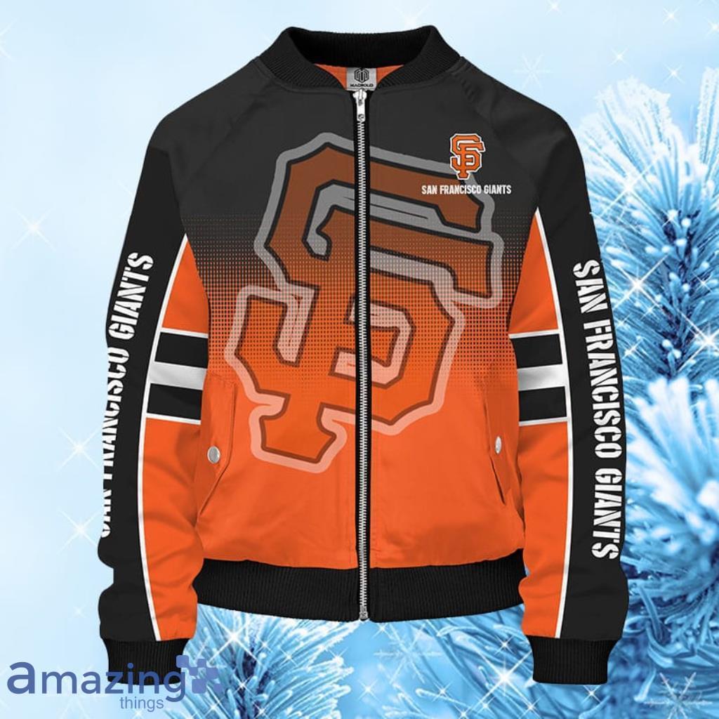 San Francisco Giants MLB Unisex Orange Bomber Jacket Gift For Fans image San Francisco Giants MLB Unisex Orange Bomber Jacket Gift For Fans Product Photo 1
