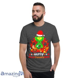 Santa Grinch Happy Hallothanksmas Halloween 2021 Shirt image Santa Grinch Happy Hallothanksmas Halloween 2021 Shirt Product Photo 6