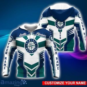 Seattle Mariners 3D Hoodie All Over Printed Personalized Name Special Design For Fans Product Photo 2