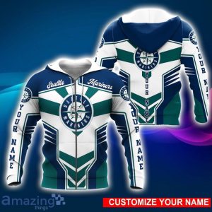 Seattle Mariners 3D Hoodie All Over Printed Personalized Name Special Design For Fans Product Photo 1