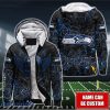 Seattle Seahawks NFL 3D Shirt Hoodie Custom Name For Fans