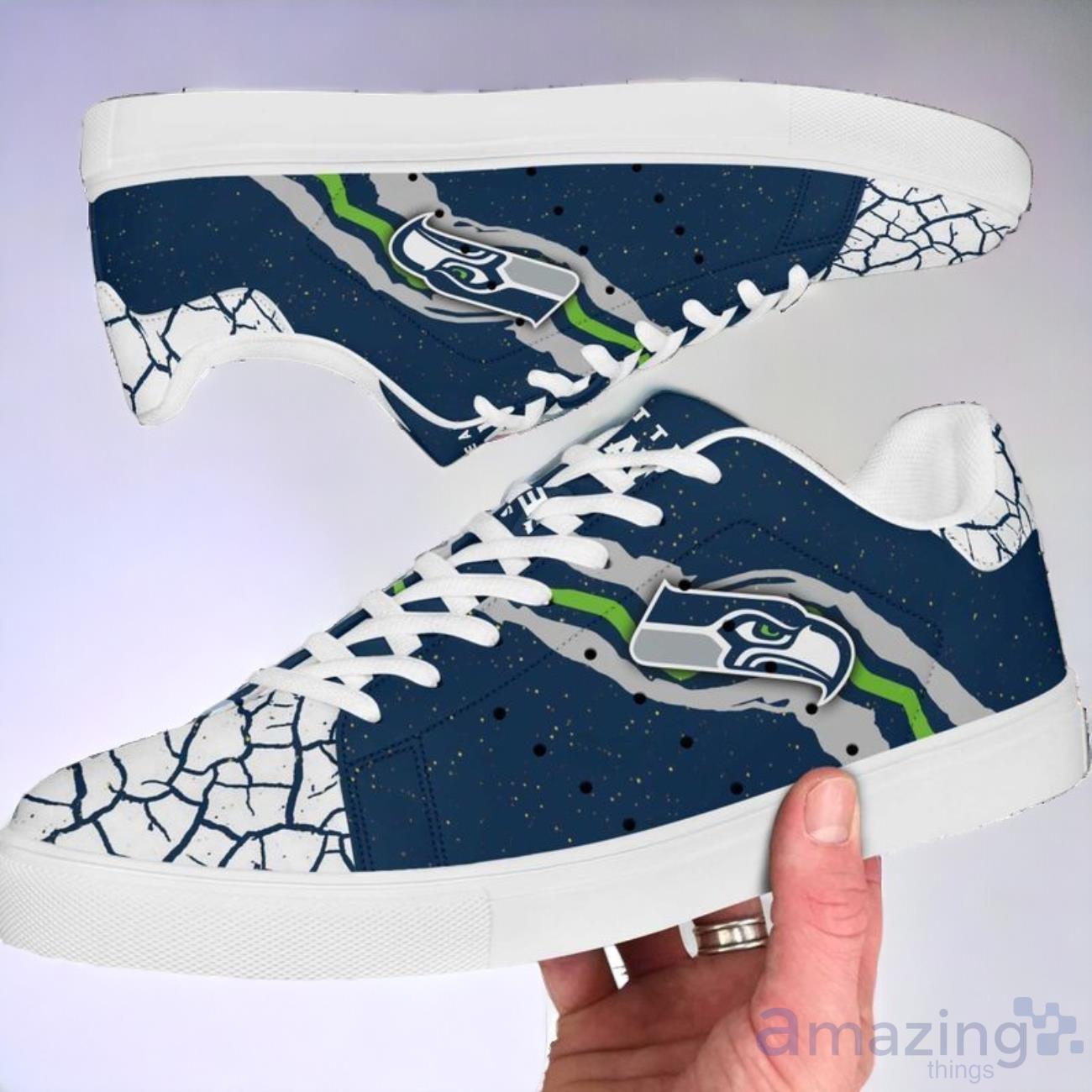Seattle Seahawks Skate Shoes For All Fans image Seattle Seahawks Skate Shoes For All Fans Product Photo 1