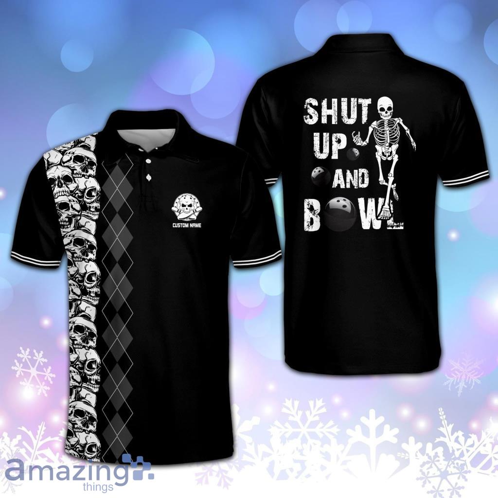 Shut Up And Bowl Personalized Polo Shirt image Shut Up And Bowl Personalized Polo Shirt Product Photo 1