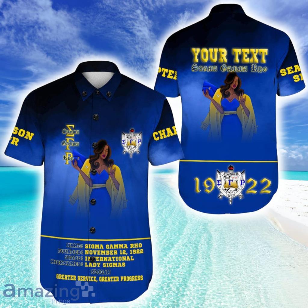 Sigma Gamma Rho Solgan Hawaiian Shirt For Men And Women image Sigma Gamma Rho Solgan Hawaiian Shirt For Men And Women Product Photo 1