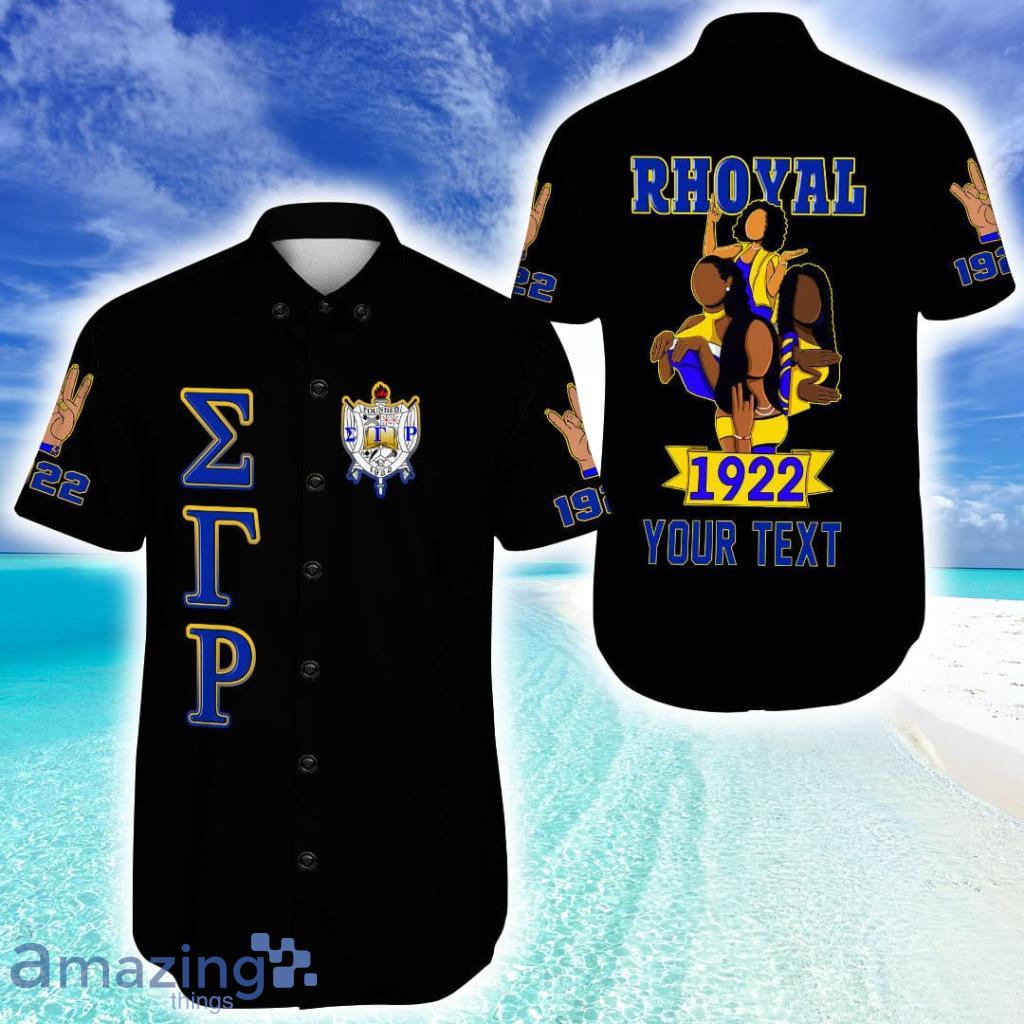 Sigma Gamma Rho Sorority Hawaiian Shirt For Men And Women image Sigma Gamma Rho Sorority Hawaiian Shirt For Men And Women Product Photo 1
