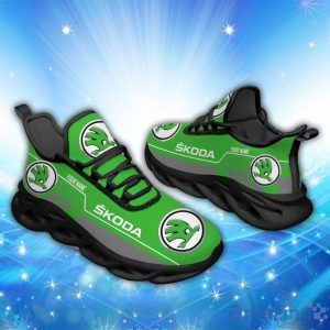 Skoda Auto Max Soul Shoes Custom Name Sneakers Car Lovers Gift Product Photo 2