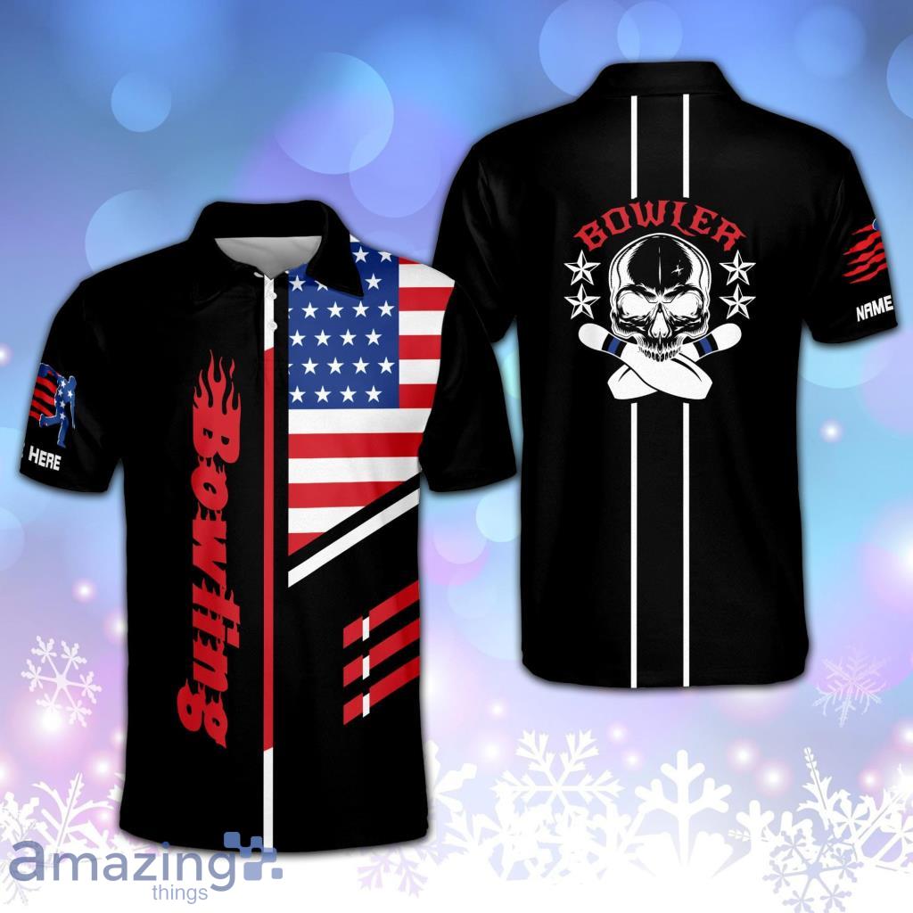 Skull Black Personalized Polo Shirt image Skull Black Personalized Polo Shirt Product Photo 1