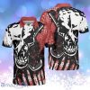 Skull Blade Mens Golf Red Golf Polo  Shirt