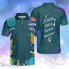 Sleep Less Bow More Mens Green Bowling Personalized Polo Shirt
