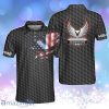 Smart Tap Bowling Pin American Flag Personalized Personalized Polo Shirt