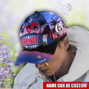 SMU Mustangs NCAA3 3D Cap Coconut Pattern Hawaii Summer Gift Product Photo 2