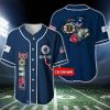 Sport Lover Boston BLUE jersey BaseBall Custom Name