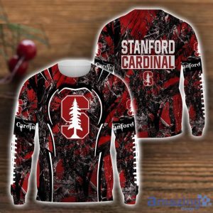 Stanford Cardinal Camo Hunting 3D All Over Printed T-Shirt Hoodie Sweatshirt For Big Fans Product Photo 2