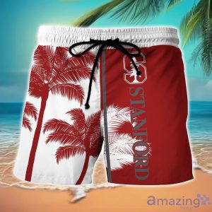 Stanford Cardinal Hawaiian Shirt And Shorts Set Custom Name Summer Vacation Shirt NCAA1 Fans Product Photo 2